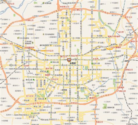 西安市交通地图高清版图片