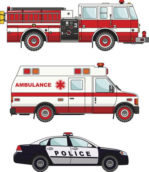 警车救护车消防车分别是什么声音