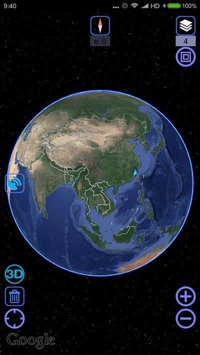 谷歌地球高清实时地图