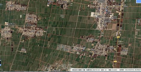 谷歌高清农村卫星地图
