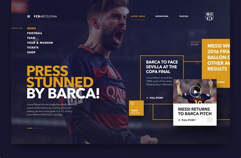 足球俱乐部网站设计