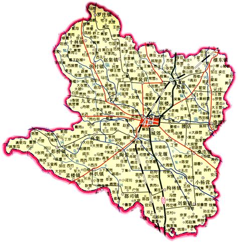 邓县地图