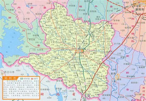 邓州市地图最新高清版