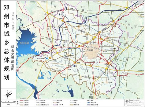 邓州新规划道路线路图
