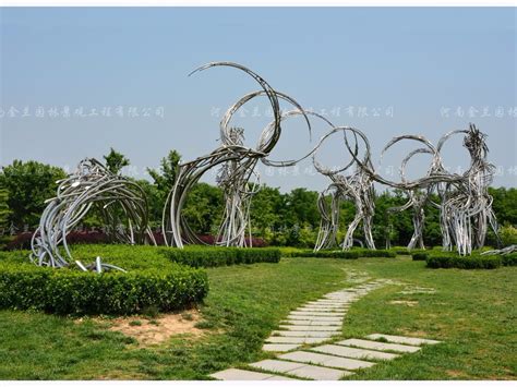 郑州公园不锈钢大型园林雕塑厂