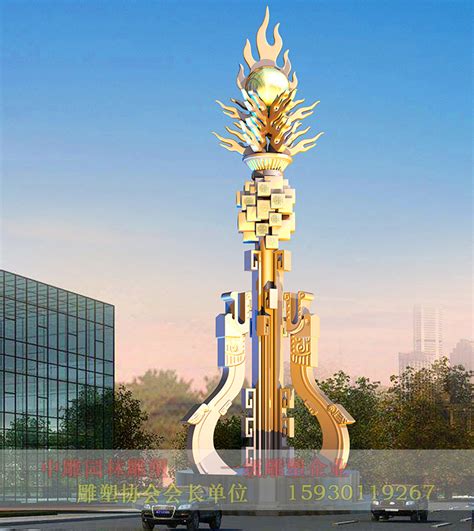 郑州校园大型不锈钢城市雕塑制造