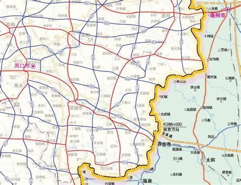 郸城高铁经过的村庄规划路线图