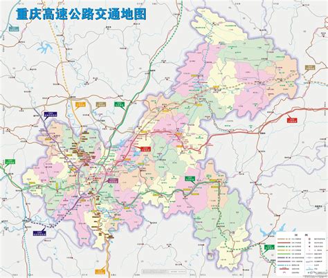 重庆交通地图高清版大图