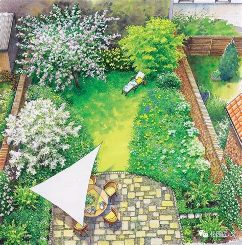 长方形花园设计图大全