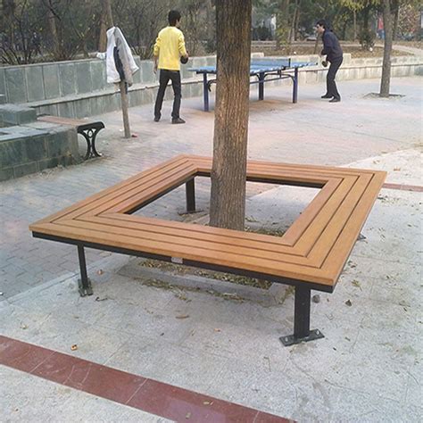 防腐木坐凳制作施工