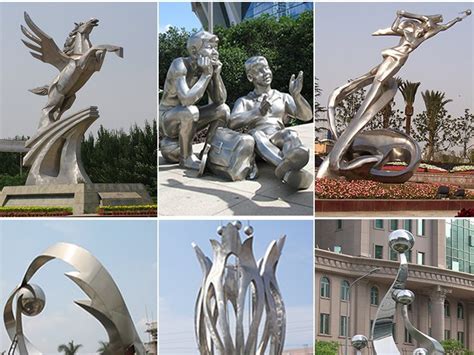 雕塑不锈钢与铜结合