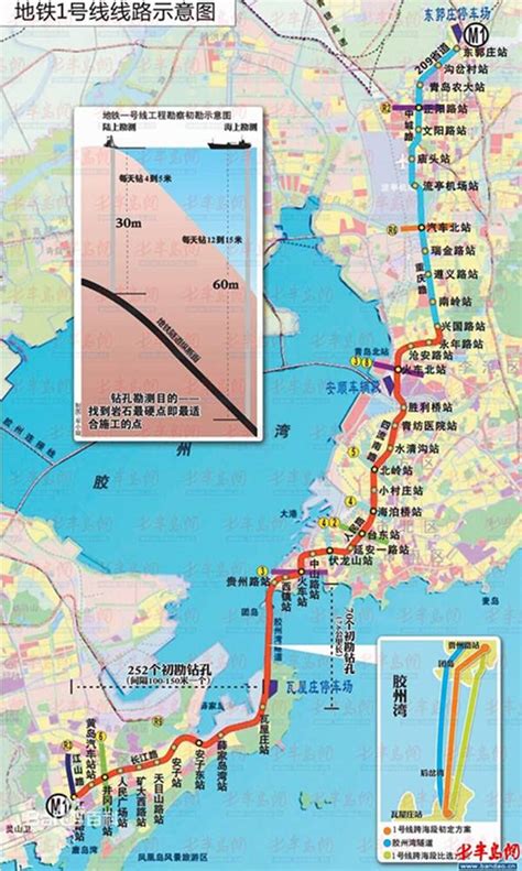 青岛地铁15号线规划图