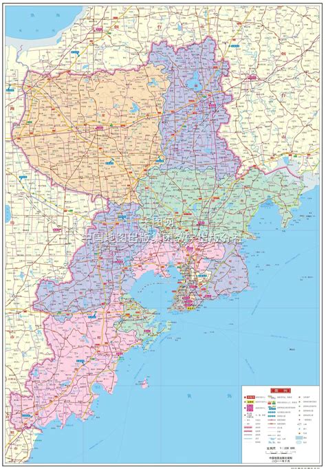 青岛市地图全图高清版