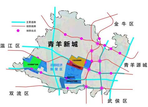 青羊和温江交界处规划