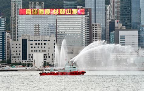 香港维多利亚港直升机视频