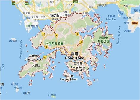香港自由行地图