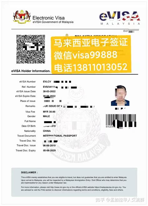 马来西亚电子签证官网