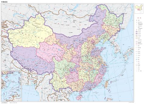 高清超大中国地图