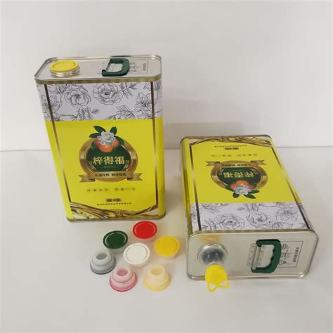 高端茶油空铁罐和包装盒