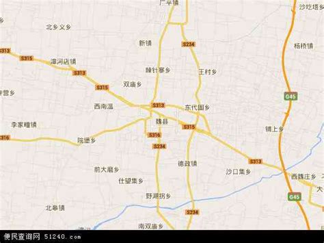 魏县沙口集乡地图