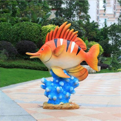 鱼玻璃钢雕塑