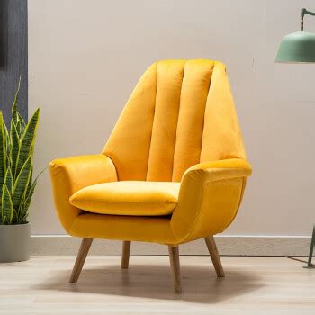 黄色沙发配什么休闲椅
