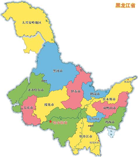 黑龙江有多少个市和县