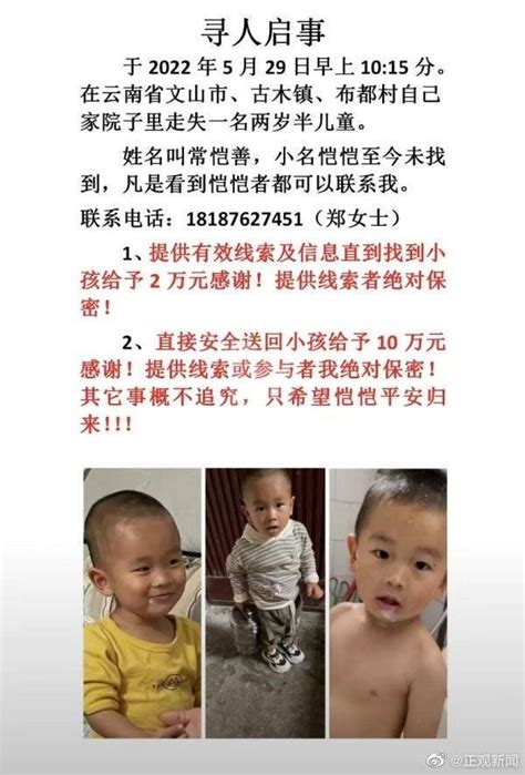 2岁男童失踪最新消息