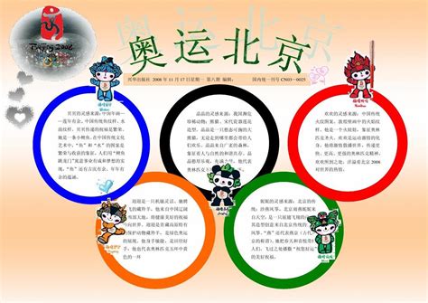 2008北京奥运小报
