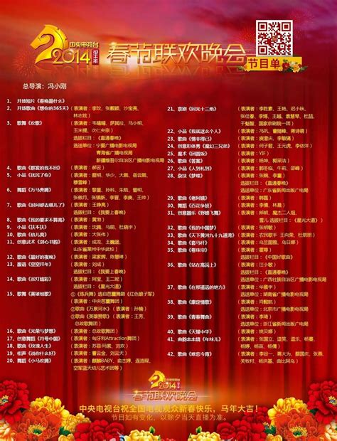 2014年北京电视台春晚节目单