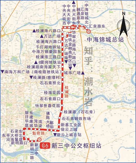 282路公交车线路图