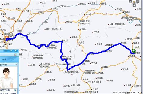 344国道全程线路图