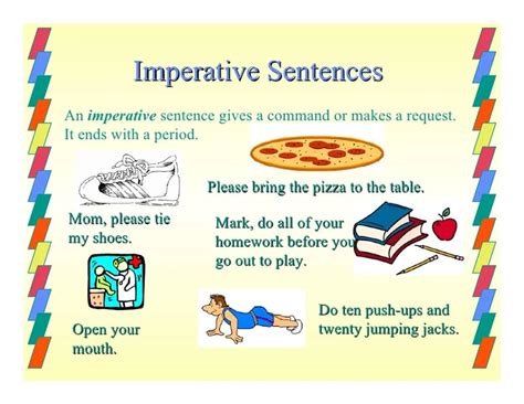 choose the imperative sentences