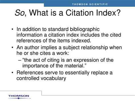 citation index