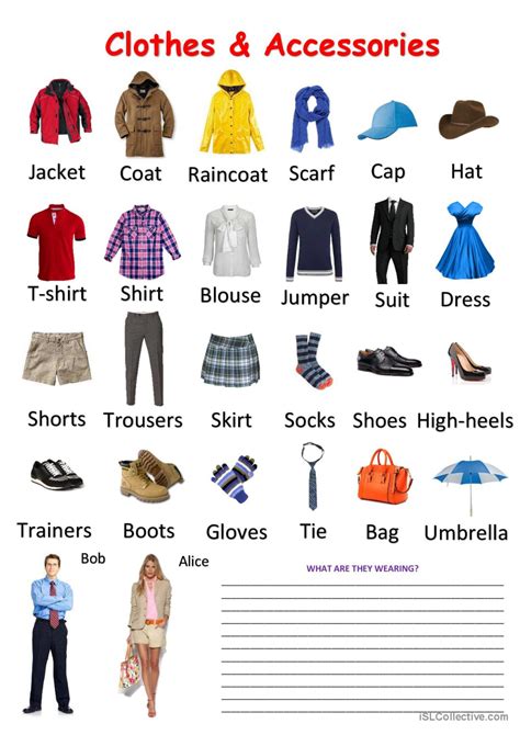 clothes and supplies