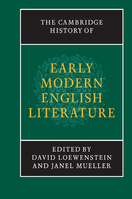 early modern english literature