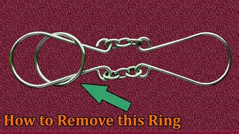 how to remove the metal ring