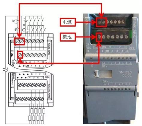 plc1200扩展模块的输入输出接线图