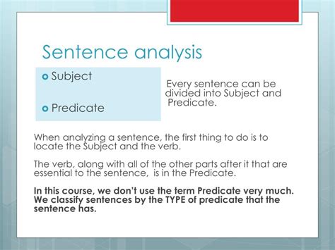 sentence component analysis